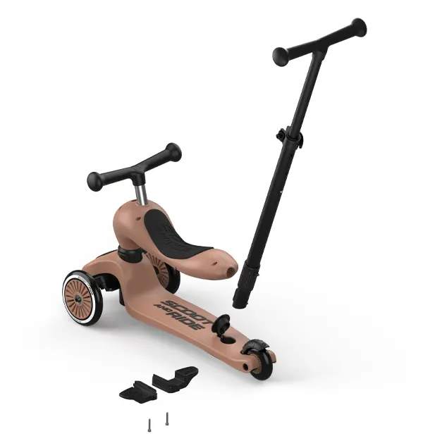 Scoot and Ride Highwaykick 1 Push and Go in Mocha