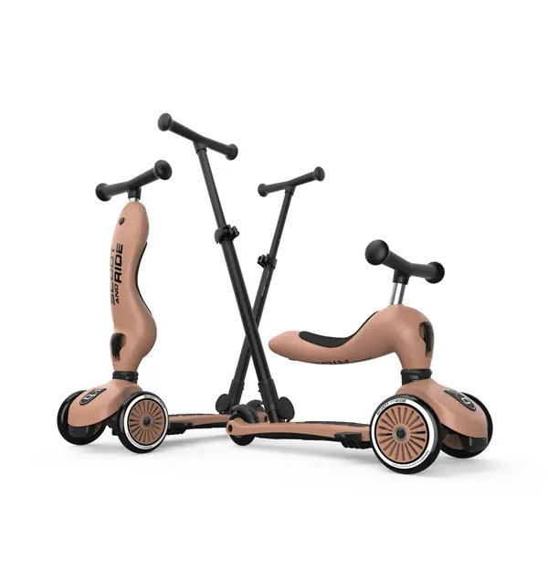 Scoot and Ride Highwaykick 1 Push and Go in Mocha