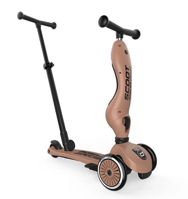 Scoot and Ride Highwaykick 1 Push and Go in Mocha