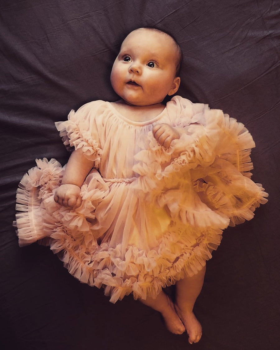 DOLLY by Le Petit Tom ® Frilly Dress Ballet Pink – Zukili Lifestyle DOLLY by Le Petit Tom ® Frilly Dress Ballet Pink – Zukili Lifestyle